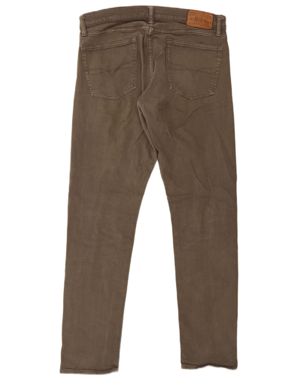 Polo Ralph Lauren Herre Slim Jeans W32 L32 Khaki Bomuld