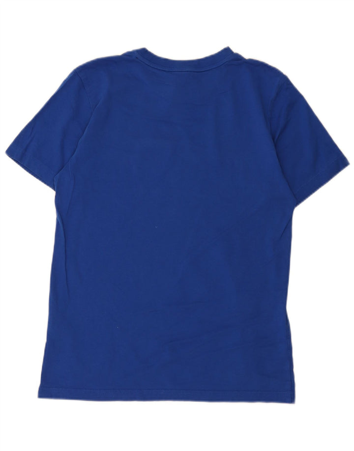 Adidas Grafisk T-shirt top til mænd, lille blå bomuld