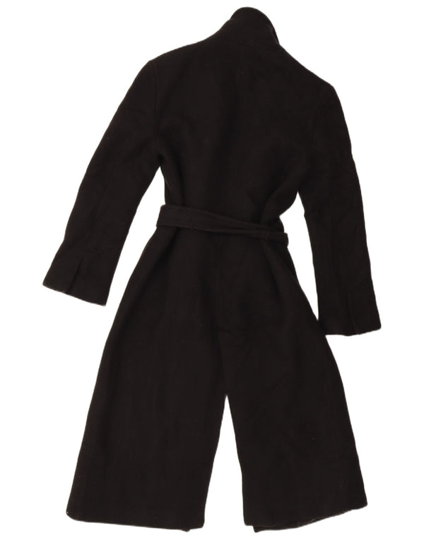 Zara Womens Open Overcoat UK 14 Medium Black