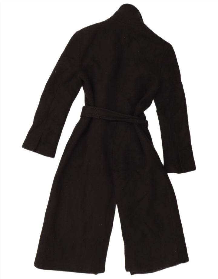 Zara Womens Open Overcoat UK 14 Medium Black
