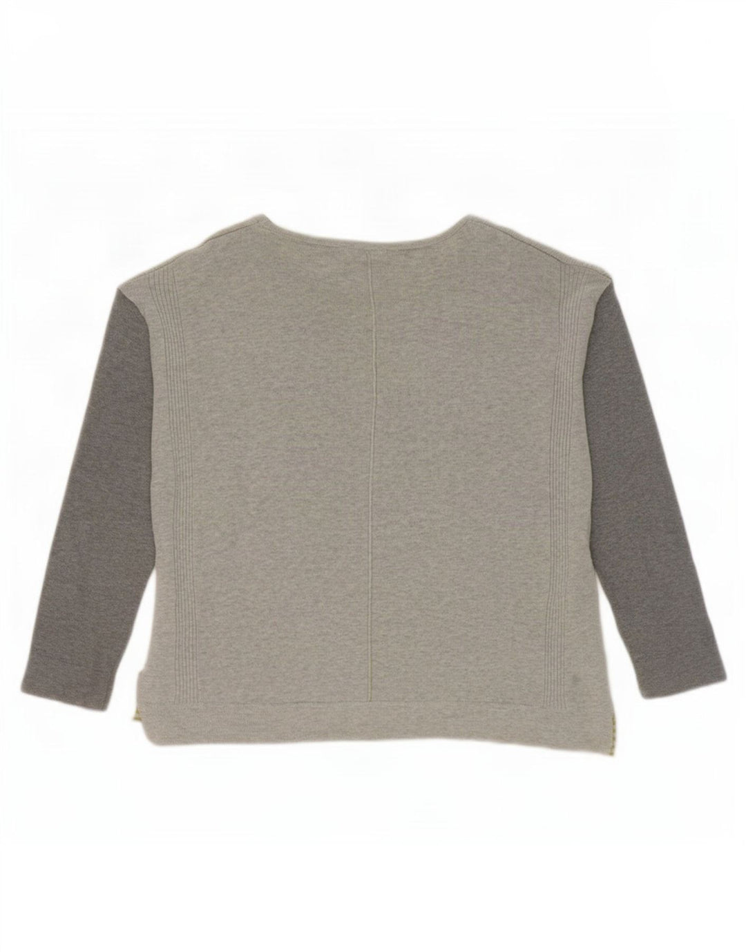White Stuff Dame Boat Neck Jumper Sweater UK 12 Medium Grey Colourblock