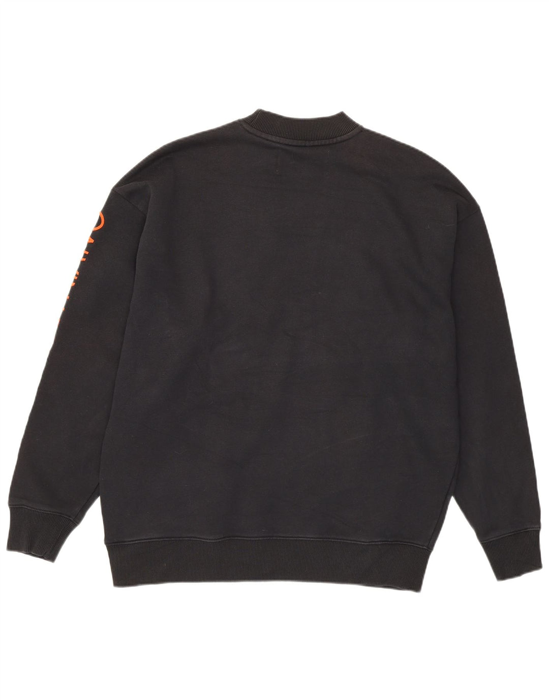 Calvin Klein Jeans Herre grafisk sweatshirt Jumper lille sort bomuld