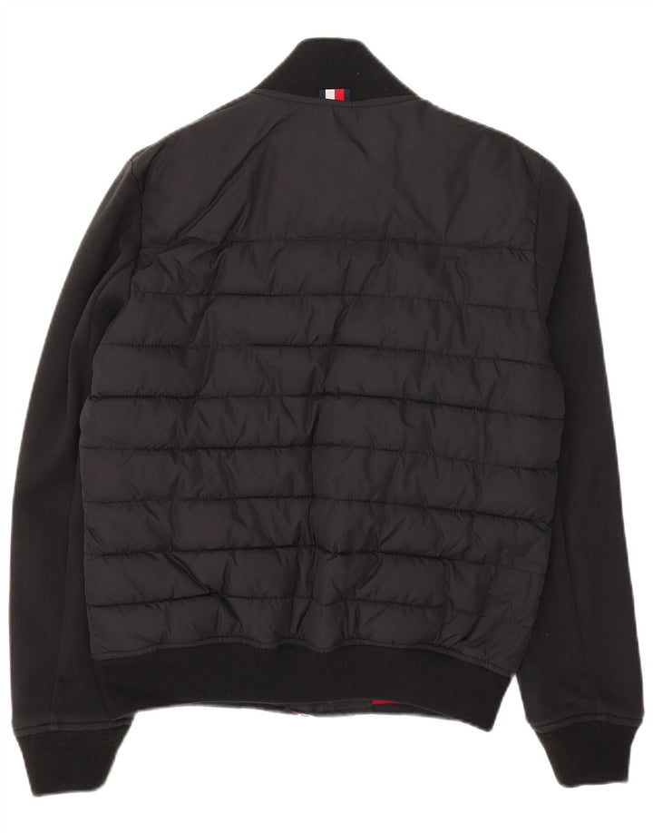 Tommy Hilfiger Herre Bomber Polstret Jakke UK 36 Small Black