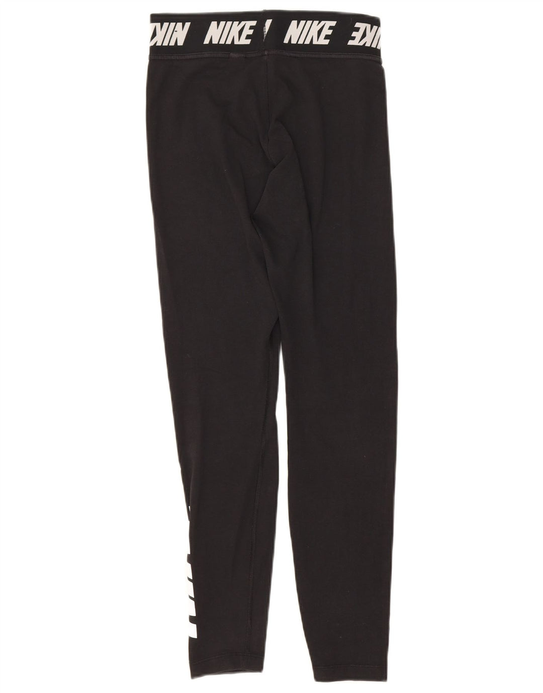 Nike Dame Grafiske Leggings UK 8 Small Black Bomuld