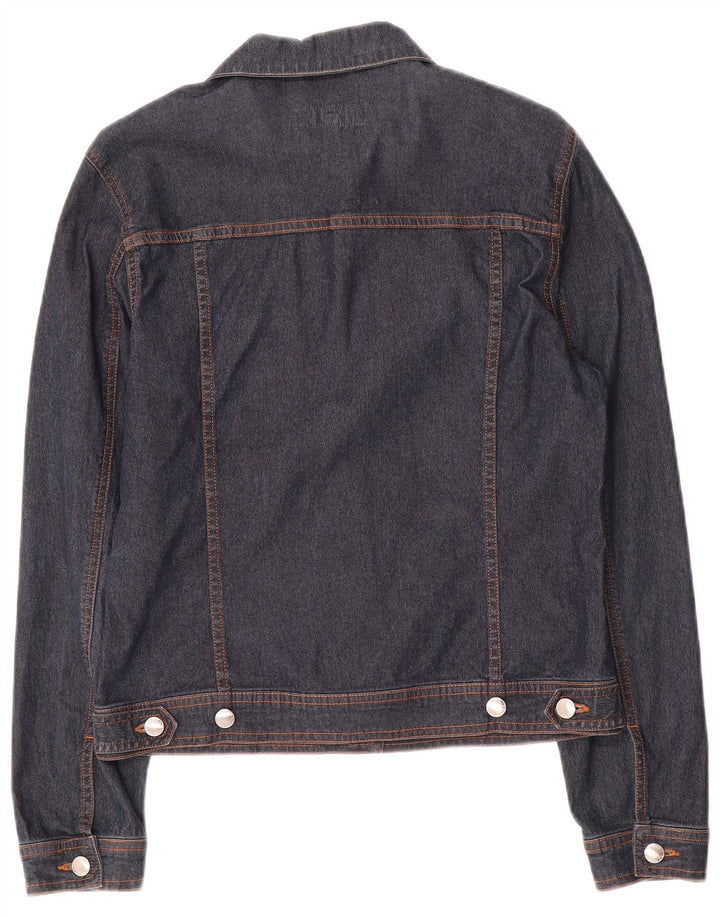 Escada Dame denimjakke IT 36 XS Marineblå Bomuld