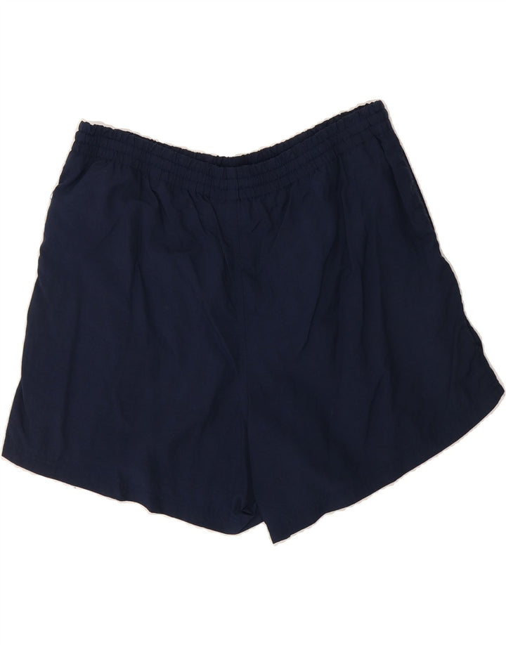 REEBOK Mens Sport Shorts Large  Navy Blue Polyester Vintage Reebok and Second-Hand Reebok from Messina Hembry 