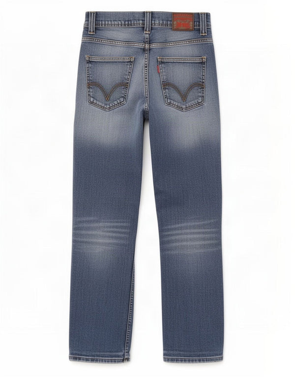 Levi's Womens 511 Distressed Slim Jeans W30 L29 Blå Bomuld