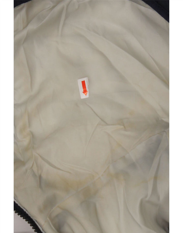 JACK & JONES Herre hættepolstret jakke UK 40 Large Navy Blue Polyester