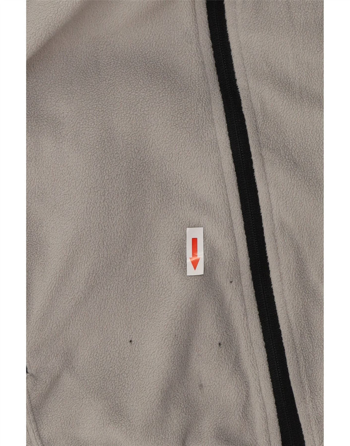 TRUSSARDI Fleecejakke til kvinder UK 18 XL Grå Polyester