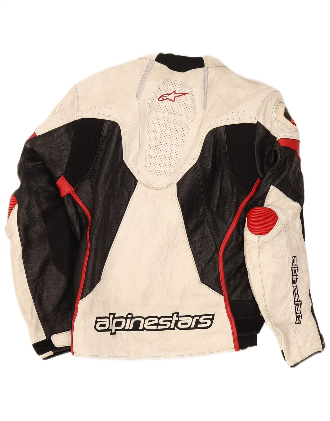 Alpinestars Herre grafisk racerjakke str. 52 Large White Colourblock