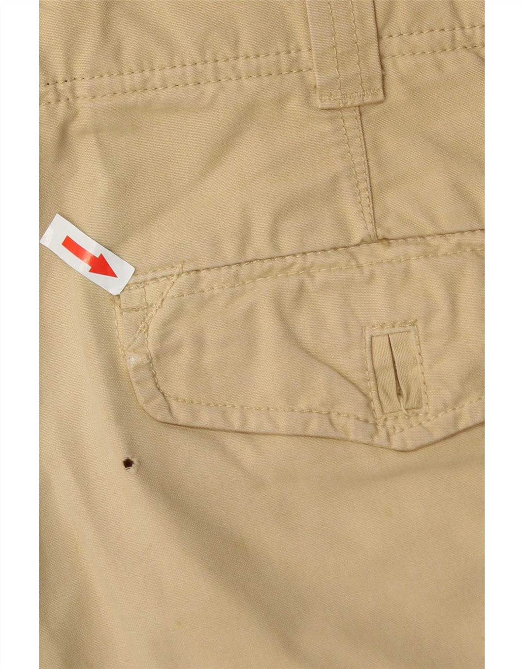 Tommy Hilfiger Herre Cargo Shorts W30 Medium Khaki Bomuld