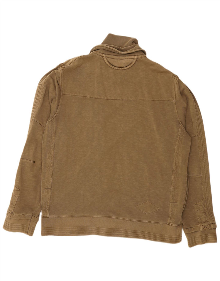 Fat Face Herre Utility Jacket XL Khaki Flecked Bomuld