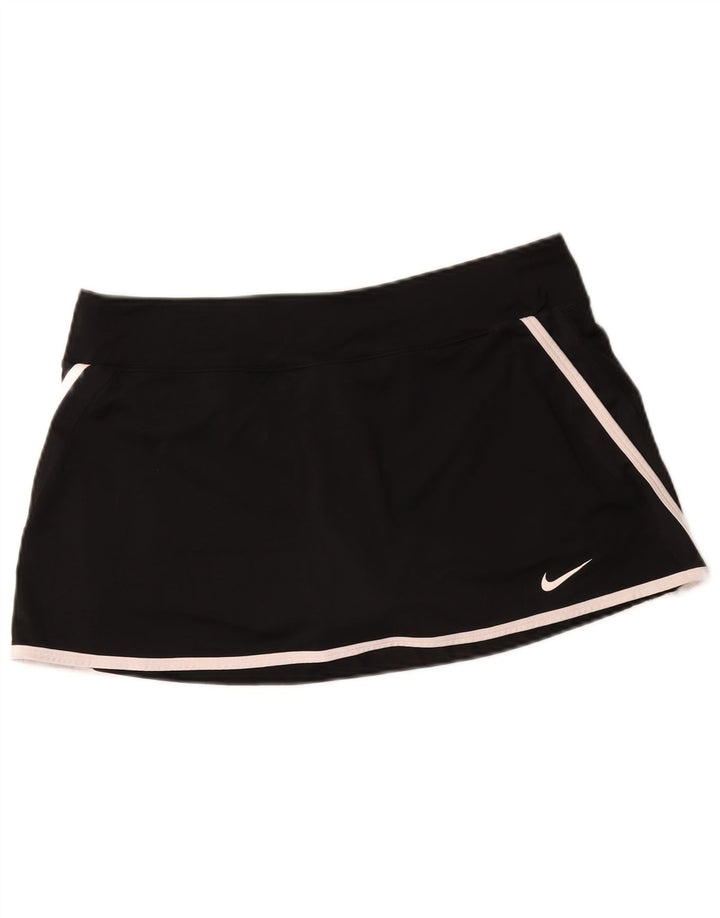 Nike Dame Dri Fit Skort UK 18 XL Sort Polyester
