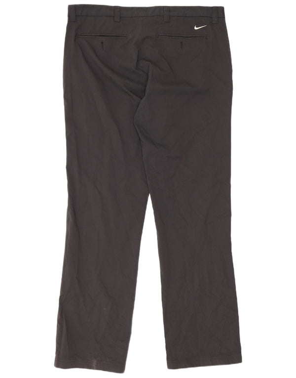 Nike Herre Golf Straight Chino Bukser W34 L32 Sort Polyester Sports