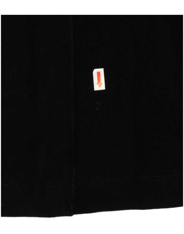 Benetton Womens Corduroy Jacket IT 42 Medium Sort Akryl