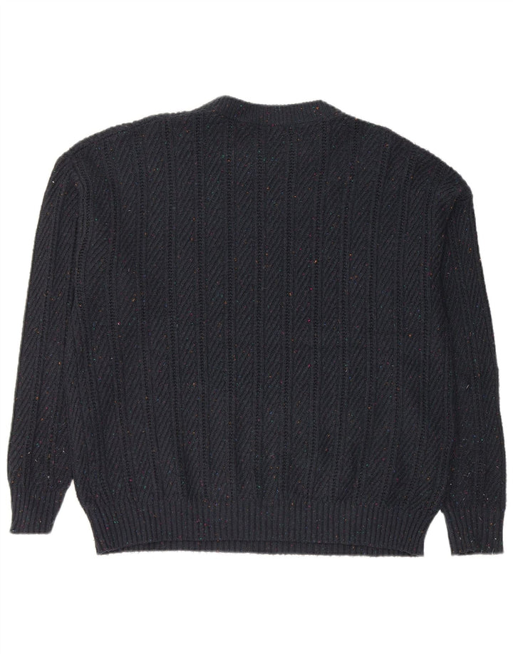 Marks & Spencer Dame sweater med rund hals DK 16 Stor marineblå