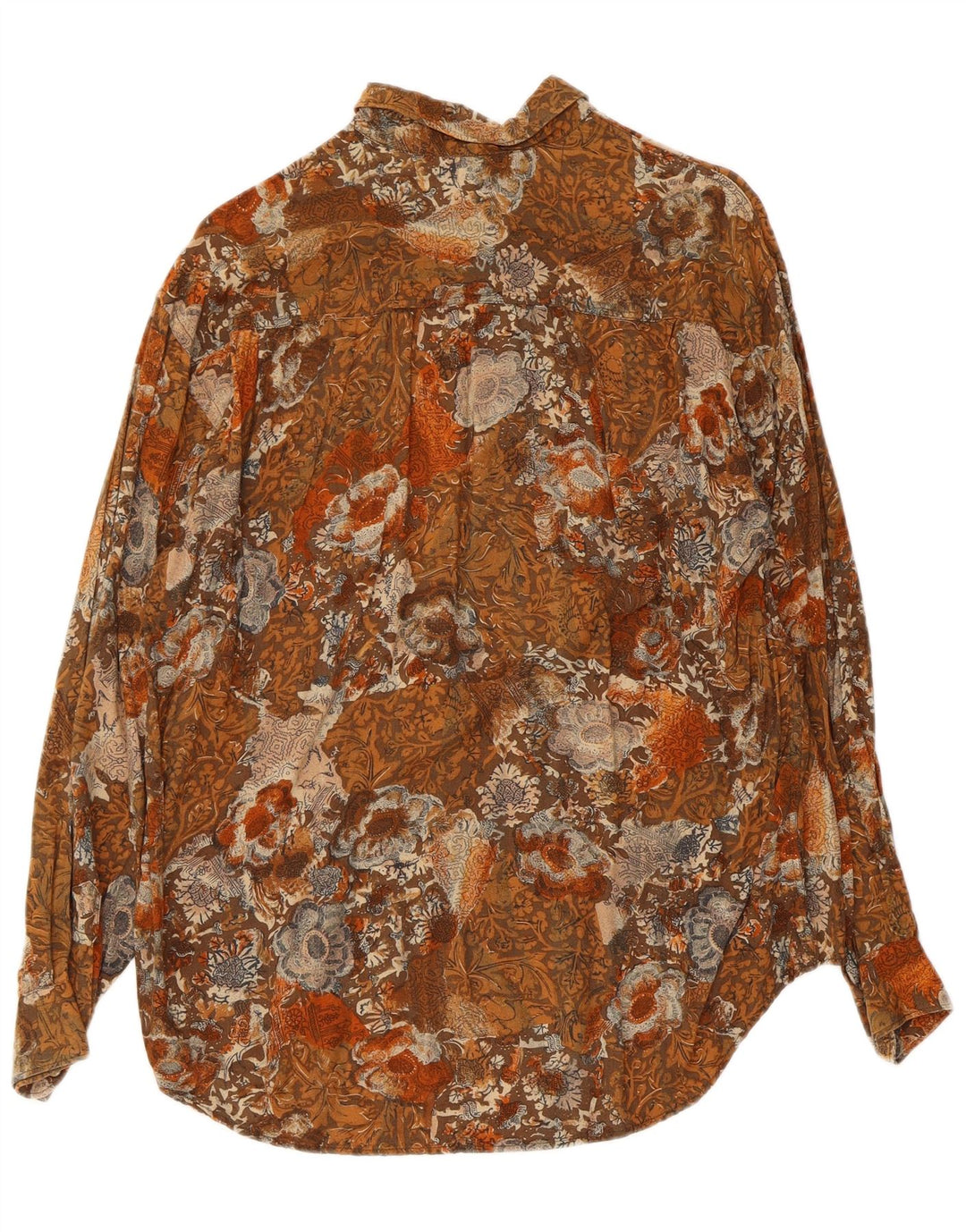 Vintage herreskjorte lille brun blomster