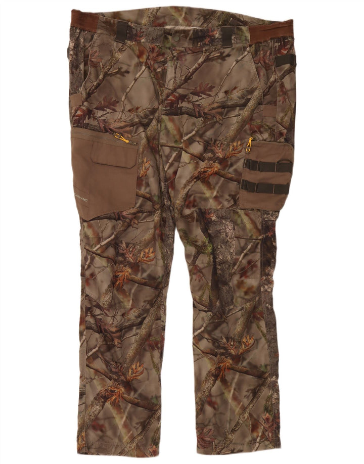 Solognac Herre Slim Cargo Bukser W48 L34 Flerfarvet Camouflage
