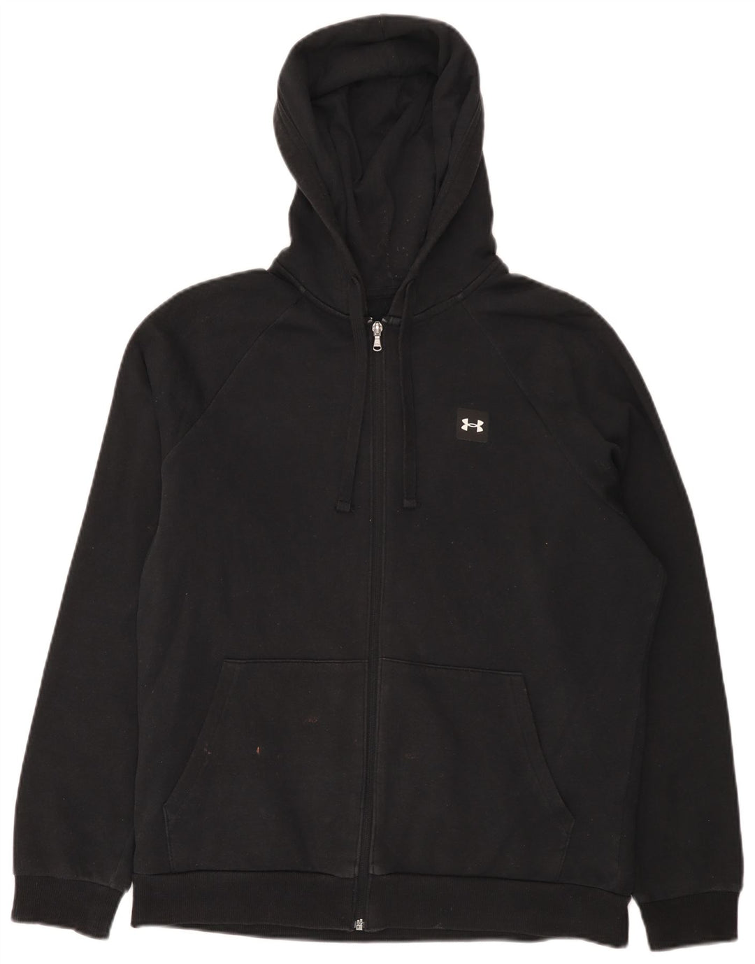 Under Armour Herre Cold Gear Hættetrøje med lynlås mellem sort bomuld