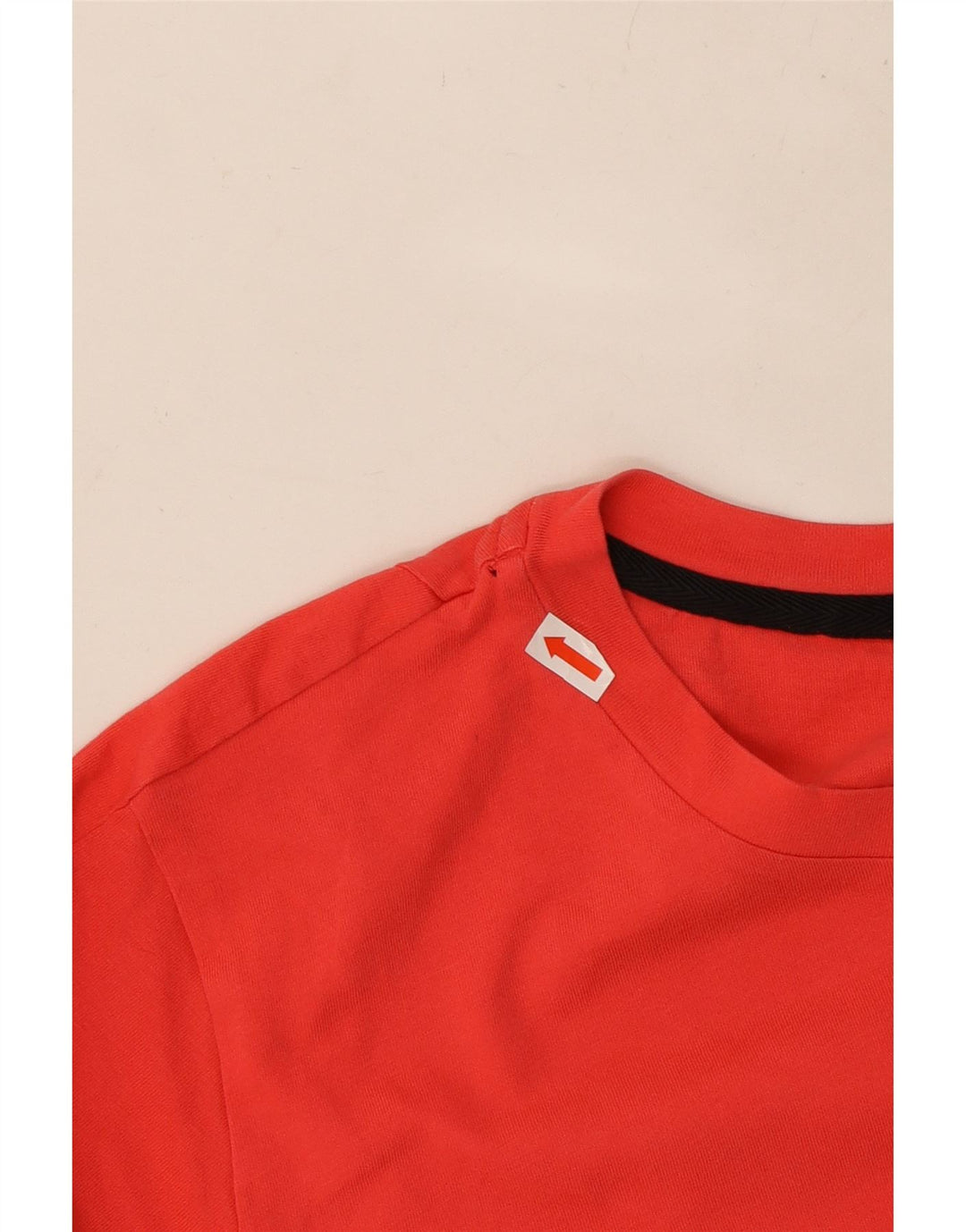 ADIDAS Grafisk T-shirt top til kvinder UK 14 Medium Rød