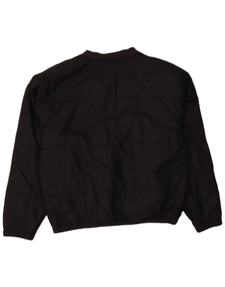Adidas Herre Oversized Pullover Polstret Jakke UK 34 XS Sort Polyester