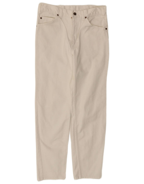 Levi's Womens 630 Tapered Jeans W33 L27 Off White