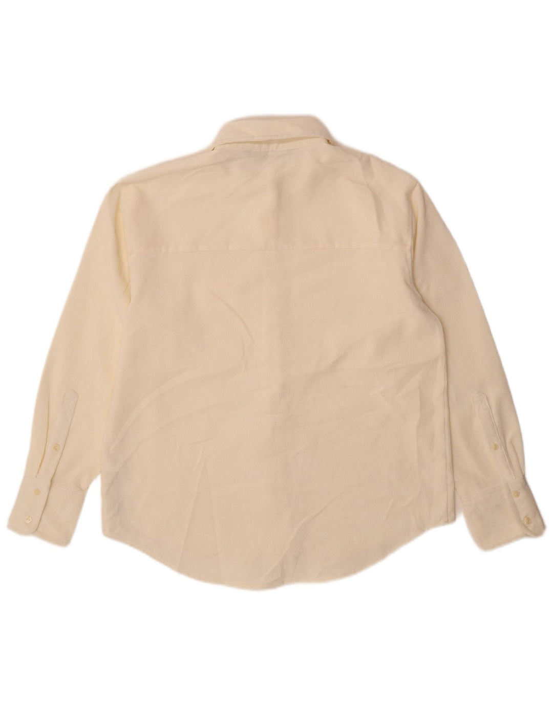 Zara Womens Overshirt Oversized skjorte UK 10 Small Off White Polyester