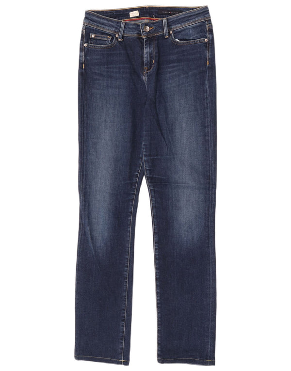 Tommy Hilfiger Dame Paris Classic Fit Straight Jeans W28 L30 Blå Bomuld