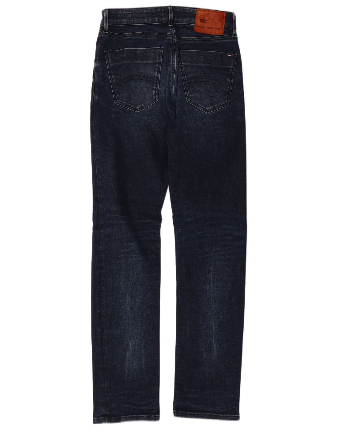 TOMMY HILFIGER Herre Scanton Slim Jeans W28 L32 Marineblå Bomuld