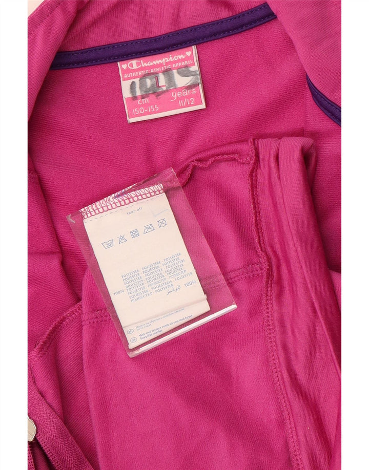 CHAMPION Piger Grafisk træningsdragt Topjakke 11-12 år Large Pink