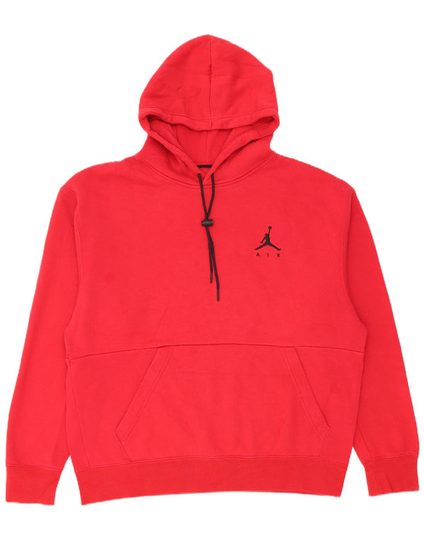 Jordan Herre Standard Fit Hoodie Jumper XL Rød Bomuld