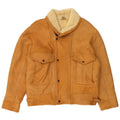 Vintage Herre Shearling Jacket UK 40 Large Beige Shearling