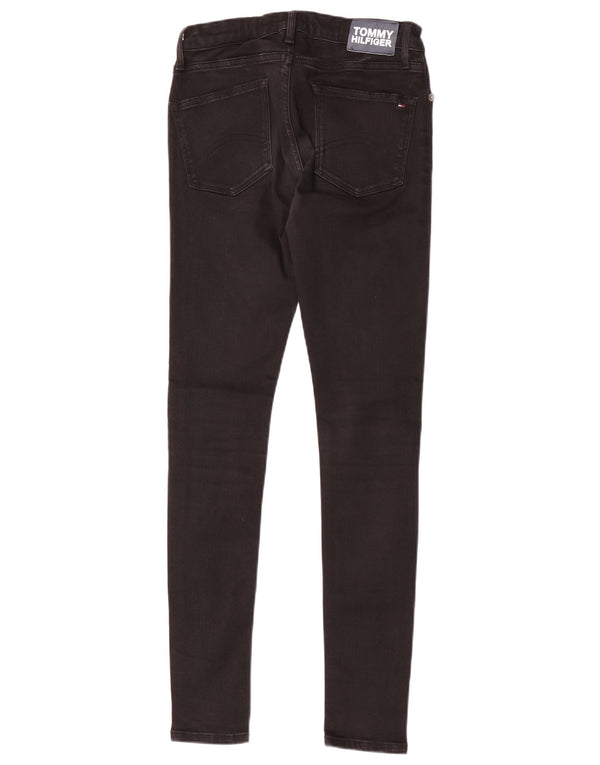 Tommy Hilfiger Slim Jeans til drenge 13-14 år W28 L30 sort bomuld