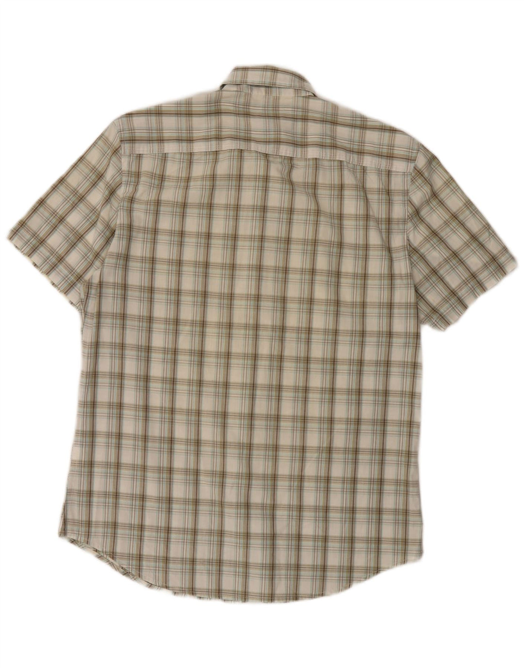 Calvin Klein Jeans Herre Kortærmet Military Shirt Medium Beige Check