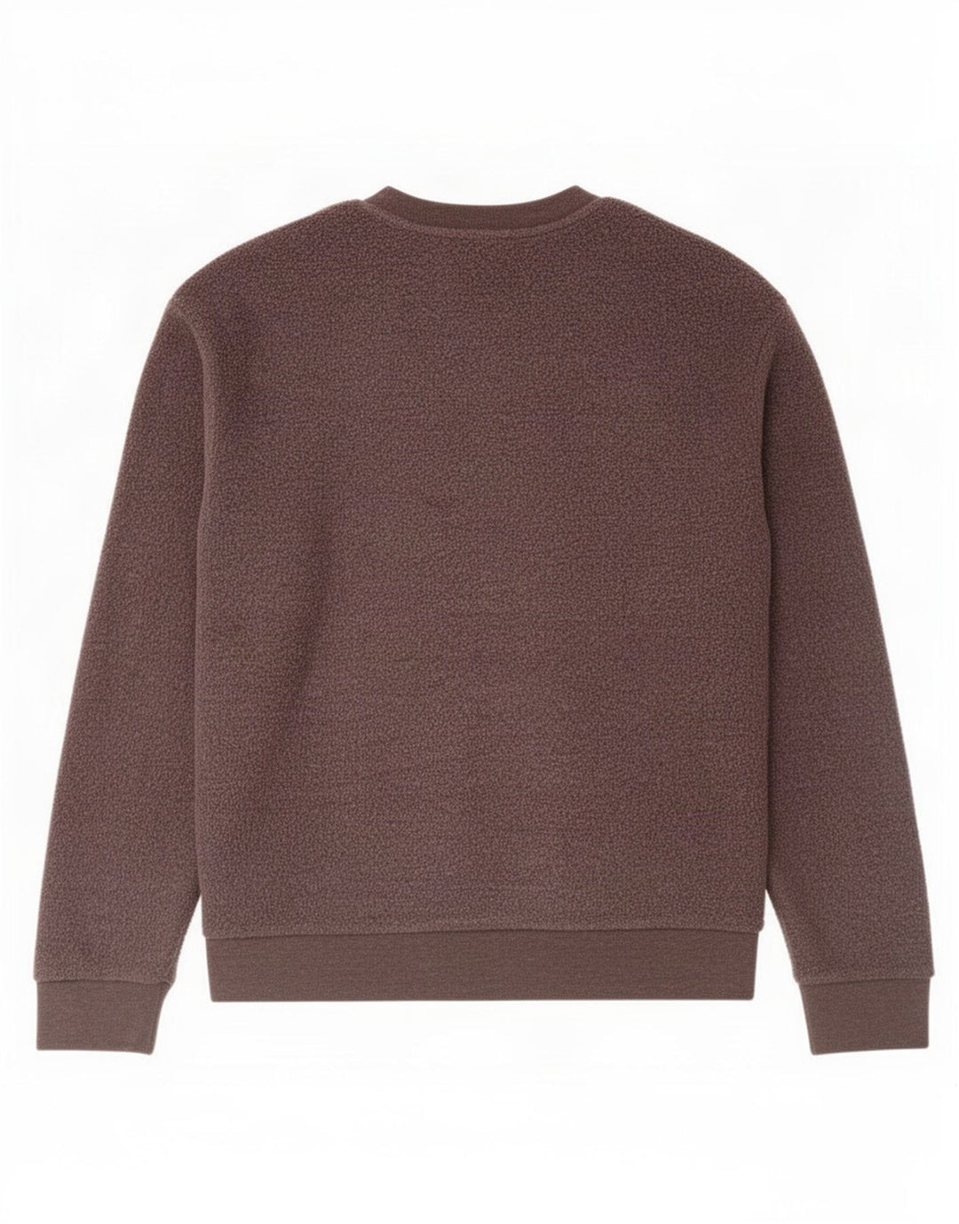 Topshop Dame Grafisk Oversized Fleece Jumper UK 8 Lille brun polyester