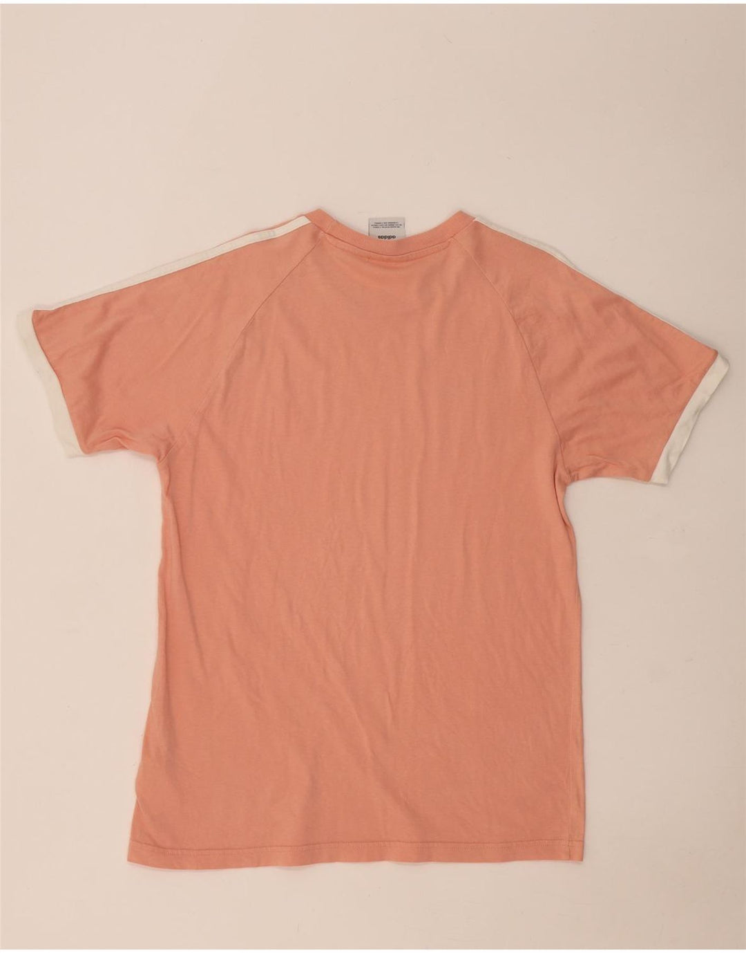 Adidas Dame T-Shirt Top UK 14 Medium Pink Bomuld
