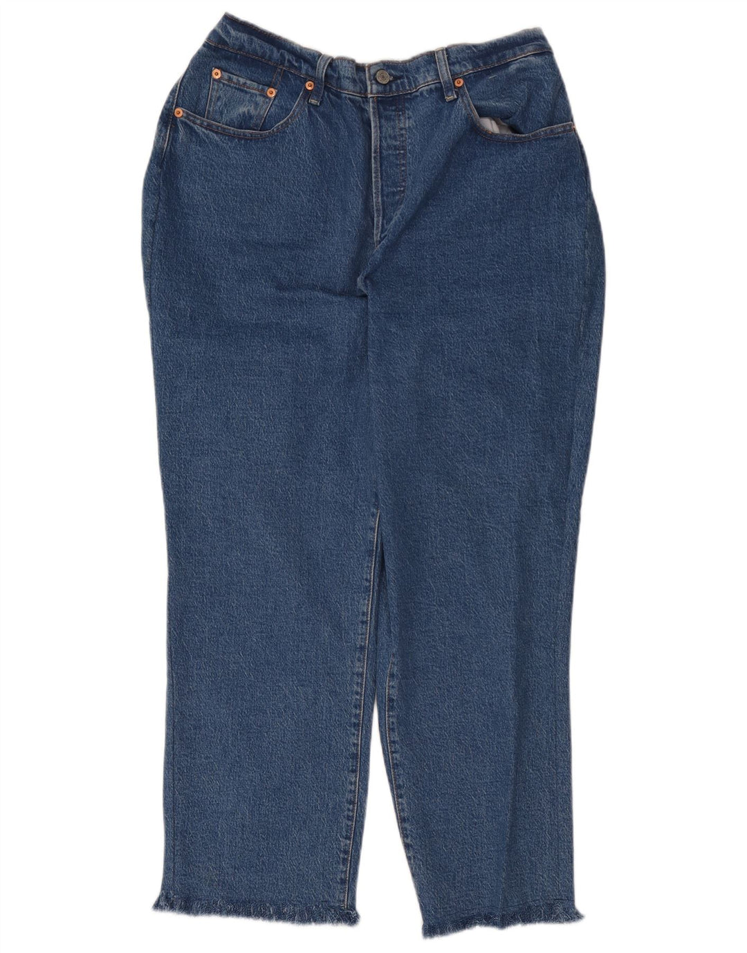 Levi's Womens Cropped Jeans W34 L26 Blå