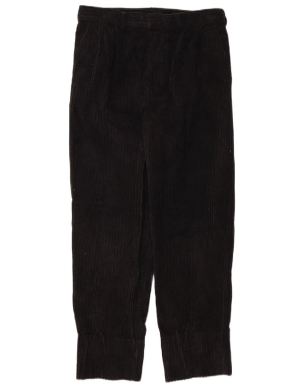 St. Bernard Dame Pegged Corduroy Bukser W28 L26 Sort bomuld