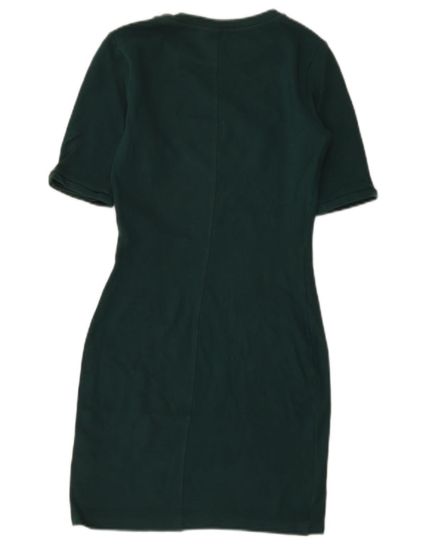 Topshop Dame Skede Kjole UK 6 XS Grøn Viscose