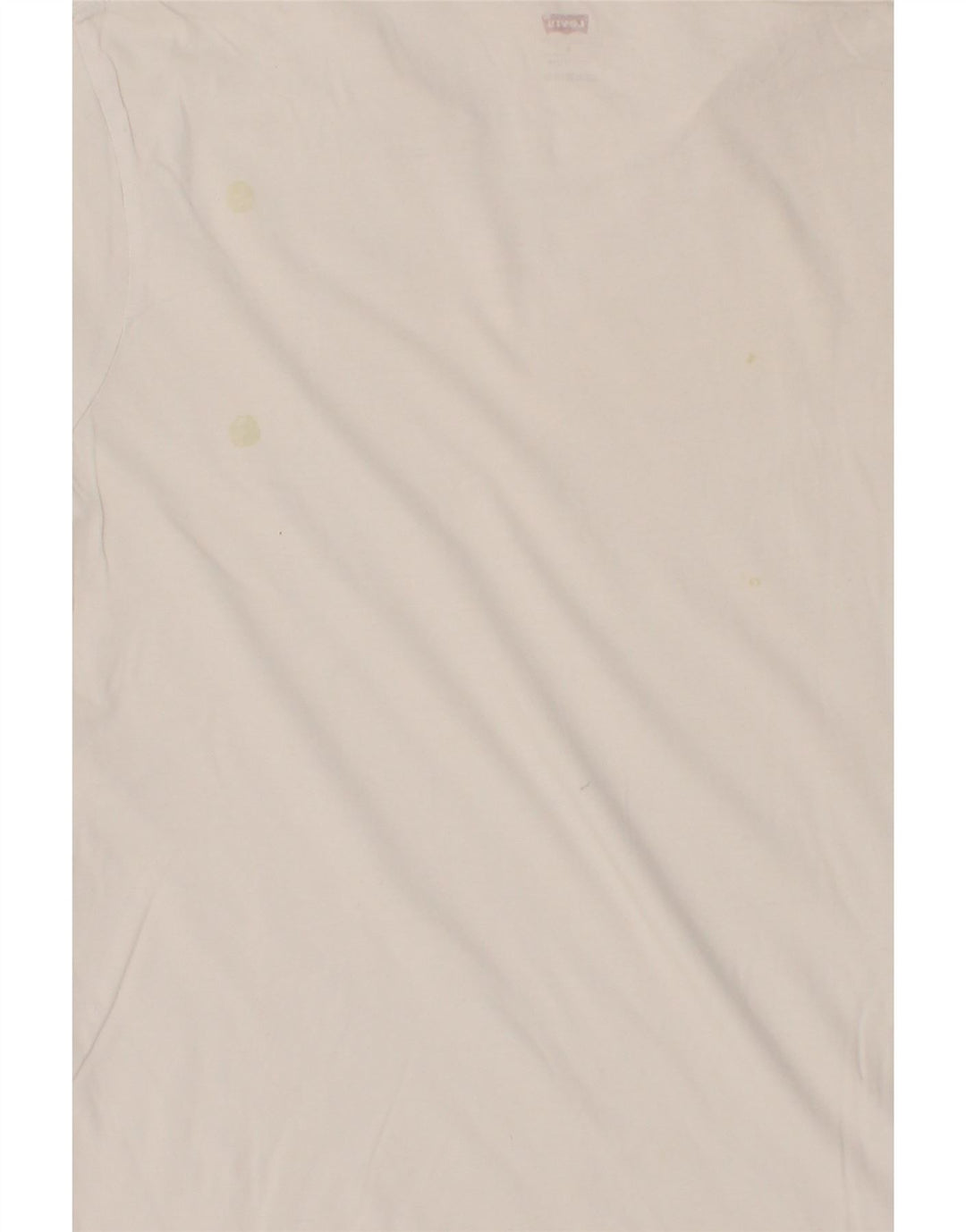 LEVI'S Mens T-Shirt Top Small White Cotton Vintage Levi's and Second-Hand Levi's from Messina Hembry 