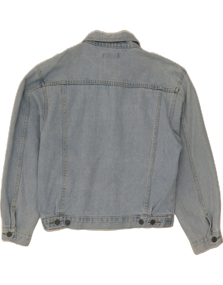 VINTAGE Mens Denim Jacket UK 36 Small Blue Cotton Vintage Vintage and Second-Hand Vintage from Messina Hembry 
