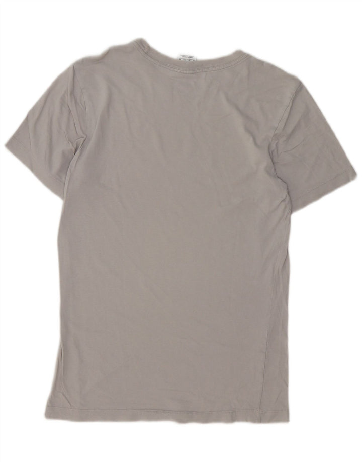 Nike grafisk T-shirt top XS til mænd, grå bomuld