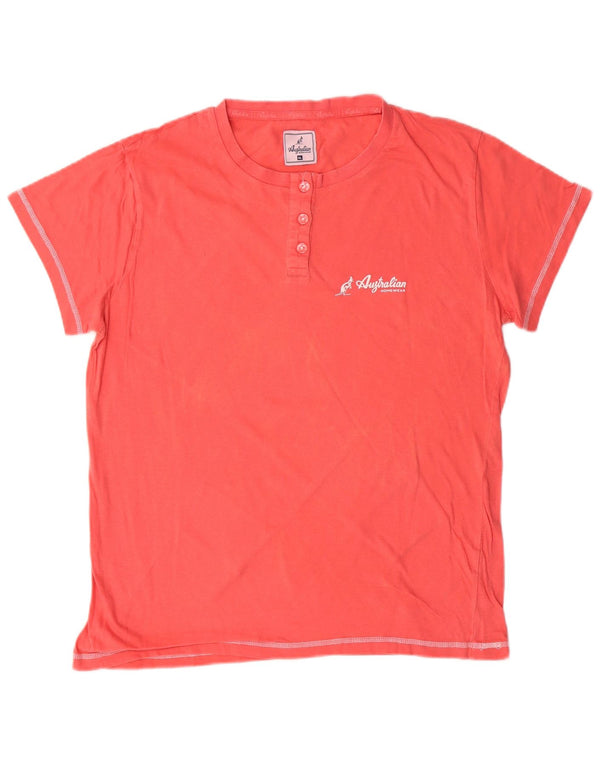 AUSTRALIAN L'ALPINA T-shirt top til kvinder UK 18 XL Pink