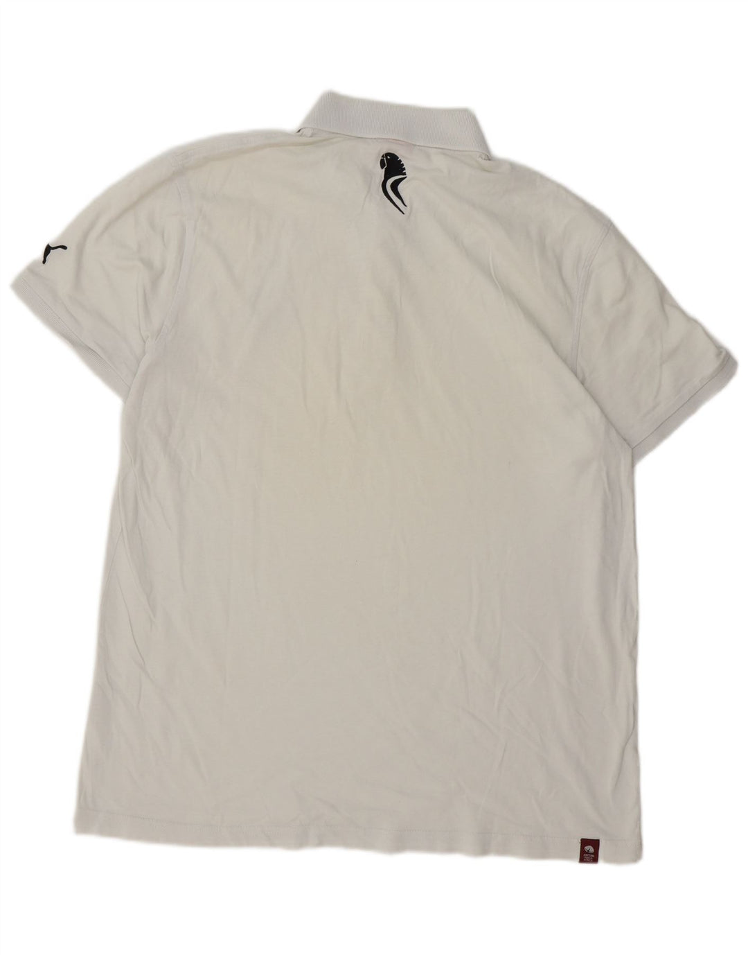 Puma herre poloshirt XL hvid bomuld