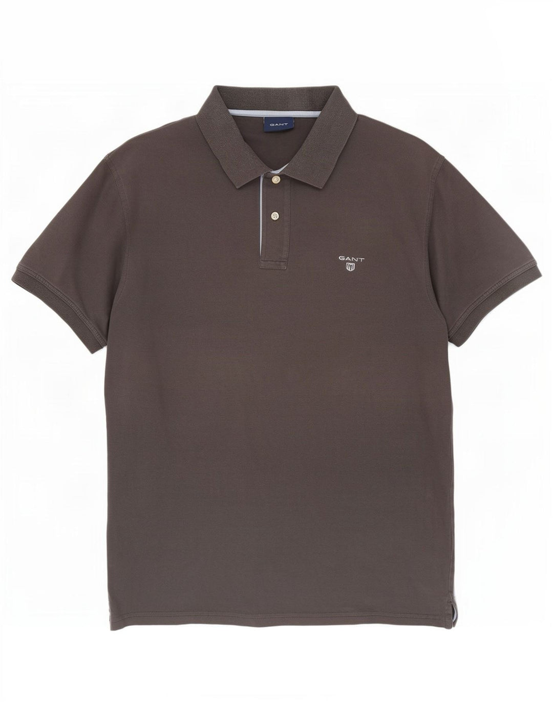 Gant Polo Shirt til mænd, stor grå bomuld