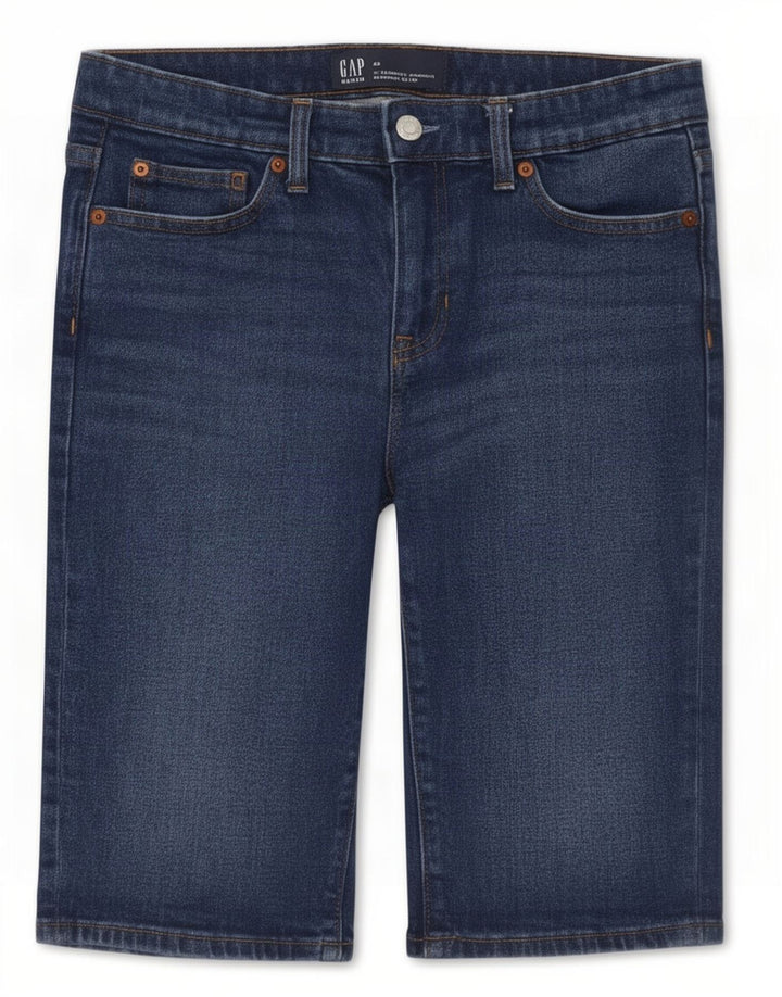 Gap Dame Denim Bermuda Shorts W28 Medium Blue Bomuld