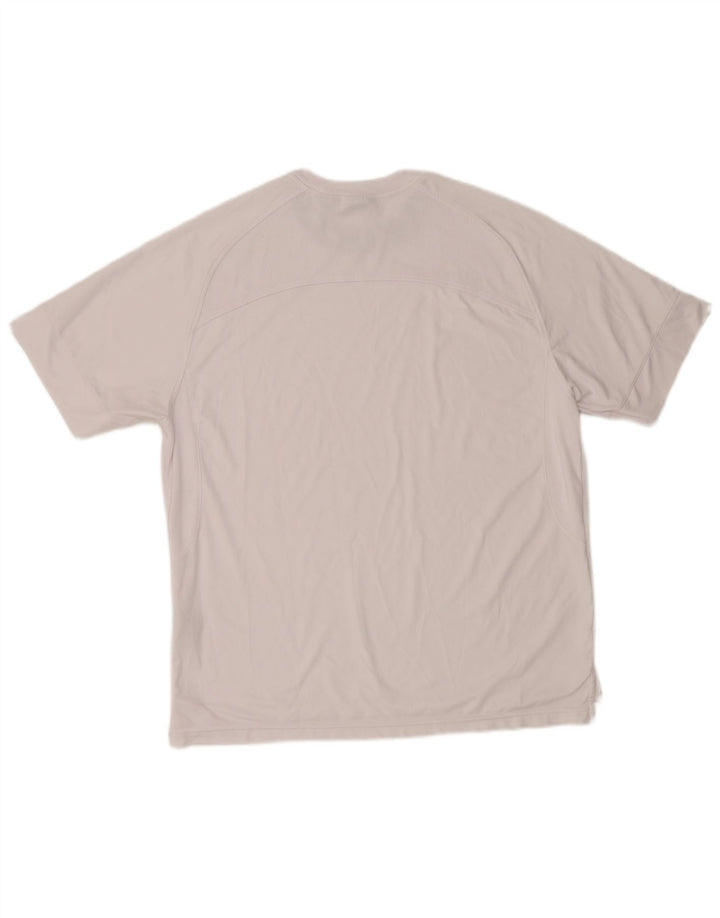 Fila Herre T-Shirt Top Stor Hvid Colourblock Polyester