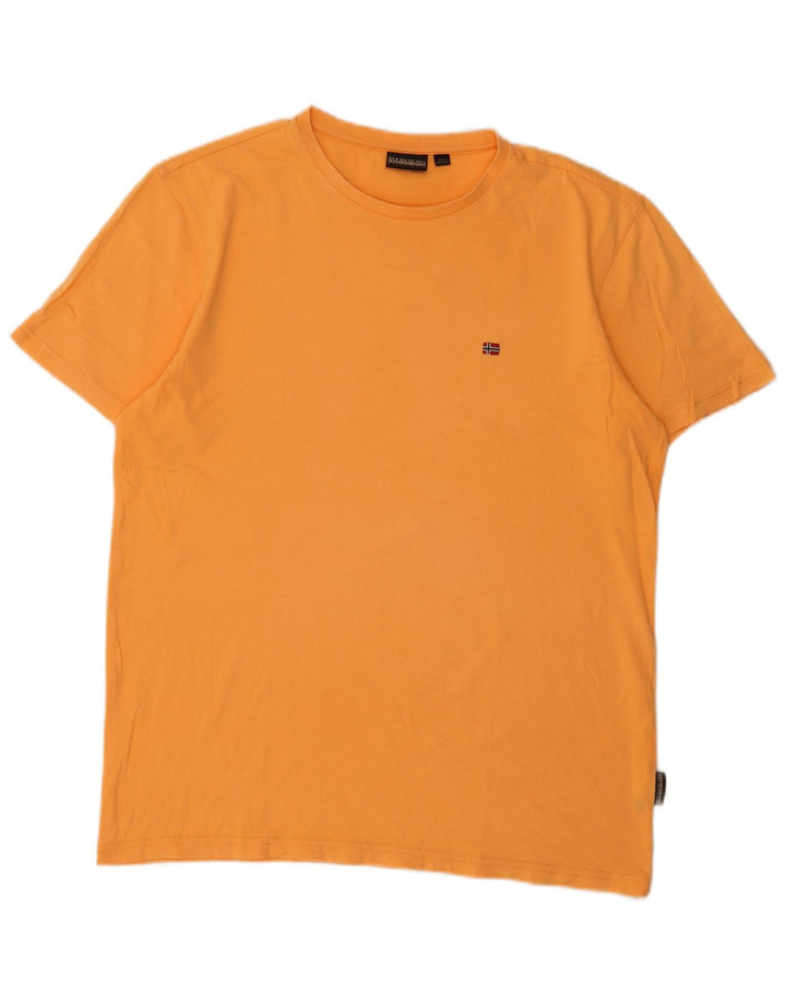 NAPAPIJRI Herre Geographic T-Shirt Top Stor Orange