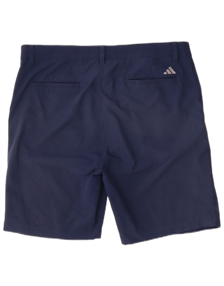 Adidas Chino Shorts til mænd W34 Large Navy Blue Polyester