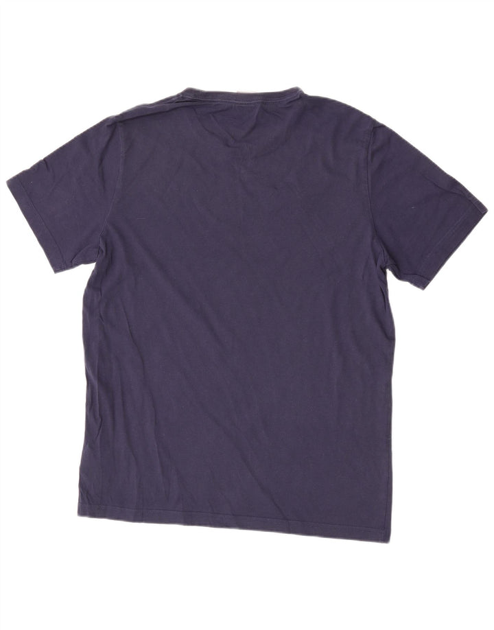 Puma Herre T-Shirt Top Stor Marineblå Bomuld